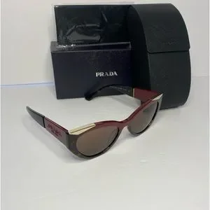 New - PRADA SPR 03W Cateye Sunglasses Illuminata Eyewear | Buy Prada SPR 03W Spare Parts  main image 2